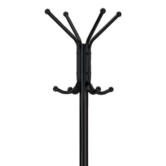 Věšák Autronic 182 cm černý Kov 80001-06B BK