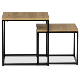 Odkládací Stolek Autronic 50x52 cm přírodní MDF AF-076 OAK
