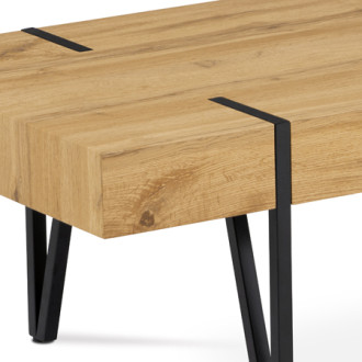 Konferenční stolek Autronic 110x42 cm černý MDF AHG-233 OAK
