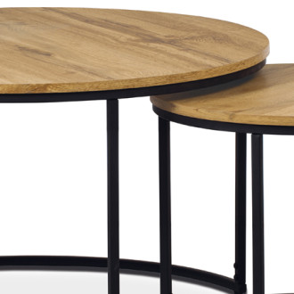 Konferenční stolek Autronic 80 cm hnědý MDF AF-3002 OAK