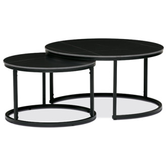 Konferenční stolek Autronic 80x43 cm černý keramika AHG-404 BK
