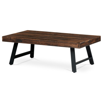 Konferenční stolek Autronic 130x44 cm hnědý Masiv AHG-534 PINE
