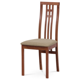 Jídelní židle Autronic hnědá Masiv BC-2482 TR3