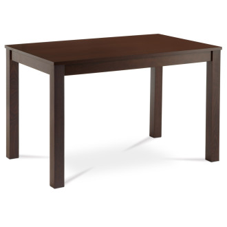 Jídelní stůl Autronic 120x75 cm hnědý Dřevo lesk BT-6957 WAL