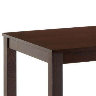 Jídelní stůl Autronic 120x75 cm hnědý Dřevo lesk BT-6957 WAL