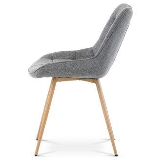 Jídelní židle Autronic šedá Látka CT-394 GREY2