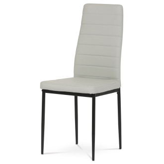 Jídelní židle Autronic šedá Ekokůže DCL-372 SIL
