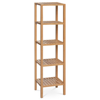 Regál Autronic 37x140 cm přírodní MDF DR-011-3