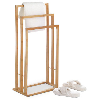Němý sluha Autronic 24 cm přírodní Bambus DR-039