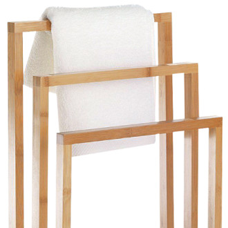 Němý sluha Autronic 24 cm přírodní Bambus DR-039