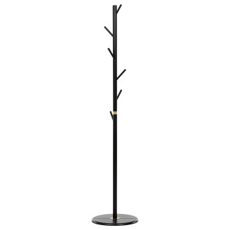 Věšák Autronic 175 cm černý Masiv DR-N1006 BK