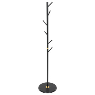 Věšák Autronic 175 cm černý Masiv DR-N1006 BK