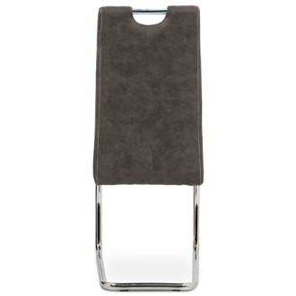 Jídelní židle Autronic šedá Látka HC-483 GREY3