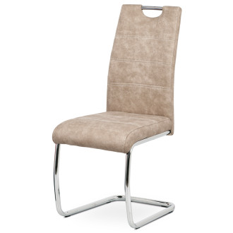 Jídelní židle Autronic béžová Látka HC-483 CRM3