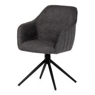 Jídelní židle Autronic šedá Látka HC-536 GREY2