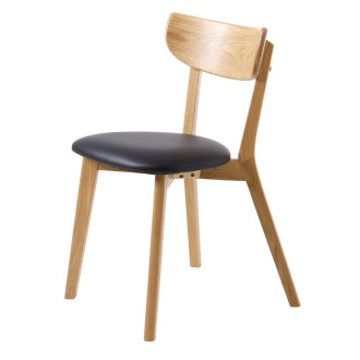 Jídelní židle Unique Furniture PERO hnědá dřevo 26880202