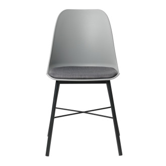 Jídelní židle Unique Furniture WHISTLER šedá polyester 36611011