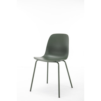 Jídelní židle Unique Furniture WHITBY zelená plast 37911040