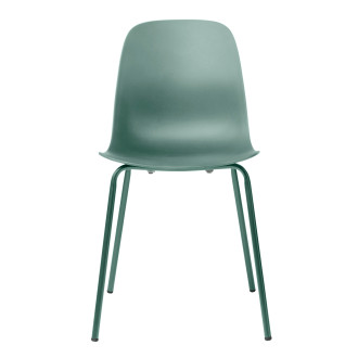Jídelní židle Unique Furniture WHITBY zelená plast 37911090