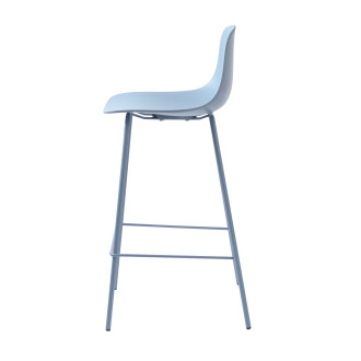 Barová židle Unique Furniture WHITBY modrá plast 42021080