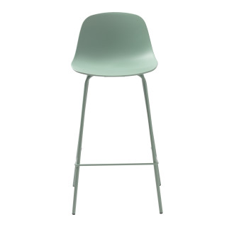 Barová židle Unique Furniture WHITBY zelená plast 42021090