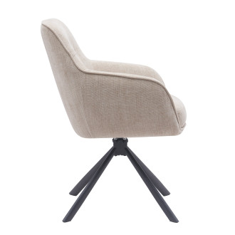 Jídelní židle Unique Furniture SELECT béžová polyester 51140004