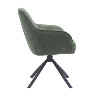 Jídelní židle Unique Furniture SELECT zelená polyester 51140005