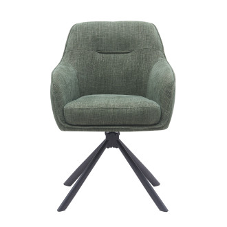 Jídelní židle Unique Furniture SELECT zelená polyester 51140005