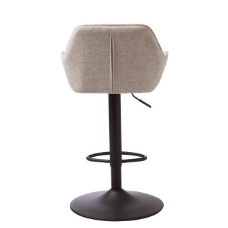 Barová židle Unique Furniture NOLAN béžová látka 50830000