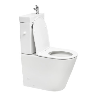 WC kombi komplet s umývátkem SAT Brevis vario odpad SATBRE34