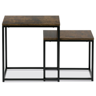 Odkládací Stolek Autronic 50x52 cm přírodní MDF AF-076 OLW