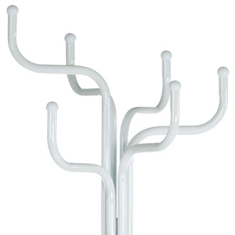Věšák Autronic 188 cm bílý Kov 83707-06 WT