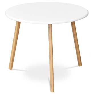 Konferenční stolek Autronic 60x51 cm bílý MDF mat AF-1144 WT