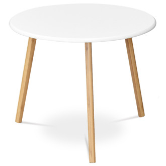 Konferenční stolek Autronic 60x51 cm bílý MDF mat AF-1144 WT