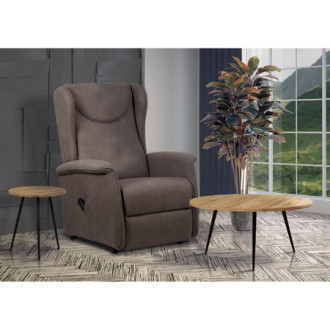 Odkládací Stolek Autronic 40 cm hnědý MDF AF-3005 OAK