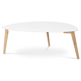 Konferenční stolek Autronic 120x45 cm bílý MDF mat AF-1184 WT