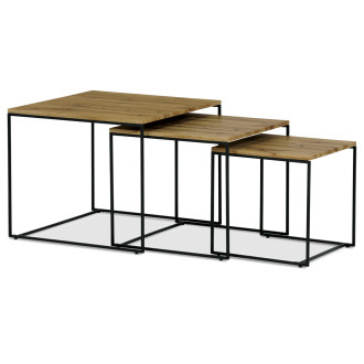 Konferenční stolek Autronic 60x51 cm hnědý MDF AF-3008 OAK