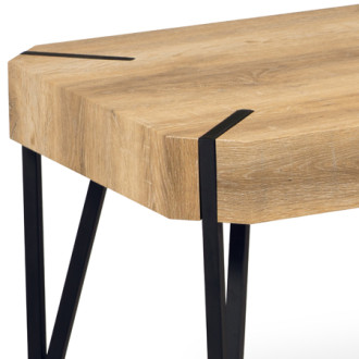 Konferenční stolek Autronic 110x42 cm hnědý MDF AHG-241 OAK2