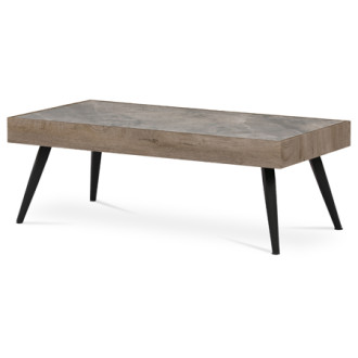 Konferenční stolek Autronic 120x42 cm šedý keramika lesk AHG-281 GREY