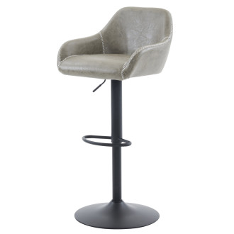 Barová židle Autronic šedá Ekokůže AUB-716 GREY3