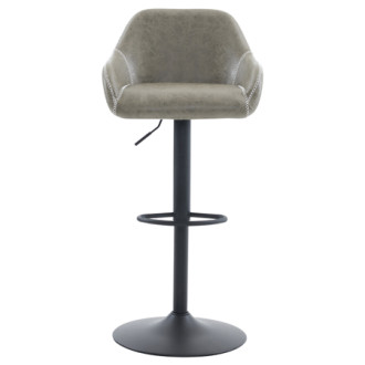 Barová židle Autronic šedá Ekokůže AUB-716 GREY3