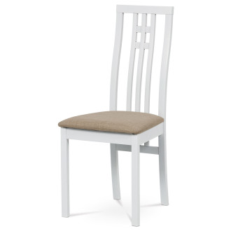 Jídelní židle Autronic bílá Masiv BC-2482 WT