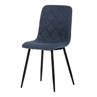 Jídelní židle Autronic modrá Látka CT-283 BLUE2