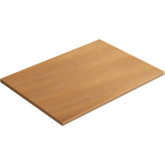 CERANO - Deska pod umyvadlo Carole/Velora - 120x46,5 cm - 18 mm - skříňka Carole 60 cm - dub medový - konzole černá