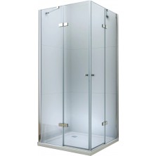 Mexen Roma Duo vyklápěcí sprchový kout 110x80 cm, transparent, chrom 854-110-080-02-00