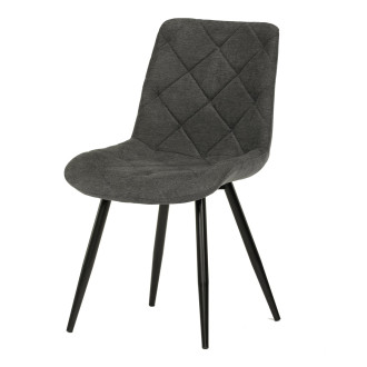 Jídelní židle Autronic šedá Látka CT-382 GREY2