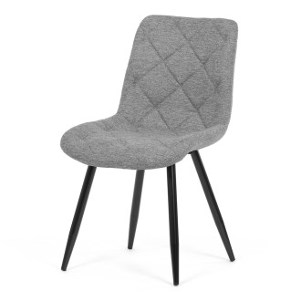 Jídelní židle Autronic šedá Látka CT-382 SIL2