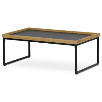 Konferenční stolek Autronic 100x39 cm šedý MDF CT-611 OAK