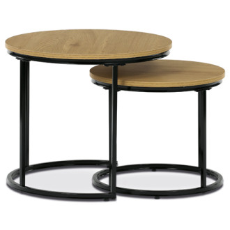 Odkládací Stolek Autronic 53x46 cm přírodní MDF CT-G1145 OAK