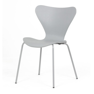 Jídelní židle Autronic šedá Plast CT-X7034 GREY
